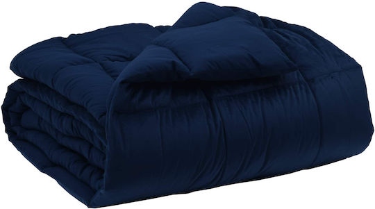 vidaXL Double Duvet Cover 200x200 Dark Blue