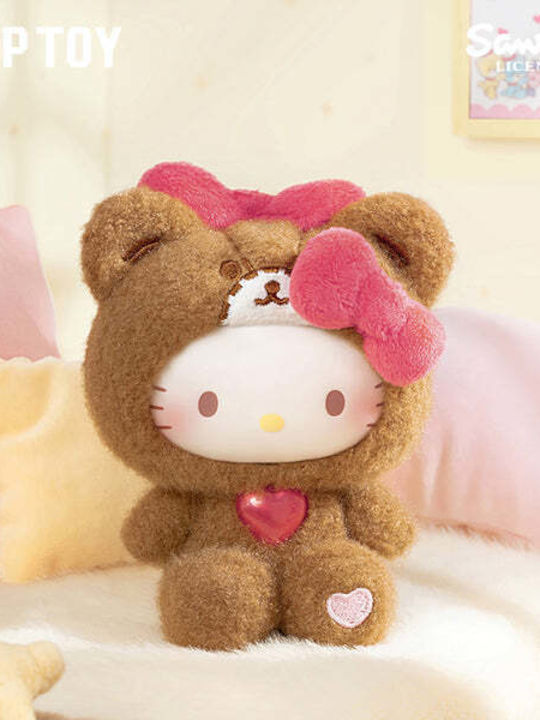 Plushy Keychain Top Toy Teddy Pijamas Blind Plush Keychain 1 Piece Random Selection