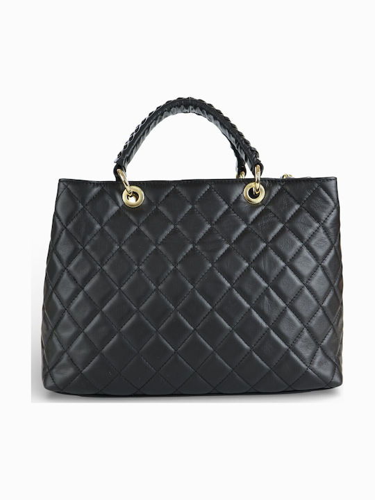 Leather Women's Crossbody Bag Black