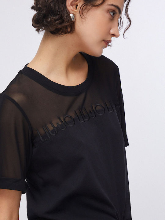 Women's Cotton Black Sweater