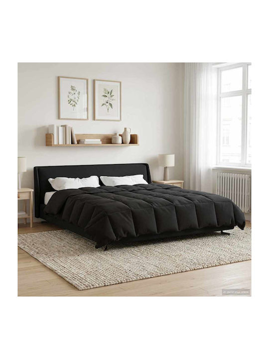 vidaXL Samt Decke Übergröße 220x260cm Anthrazit