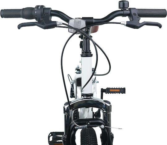vidaXL 20" Kinderfahrrad Stadt Weiß