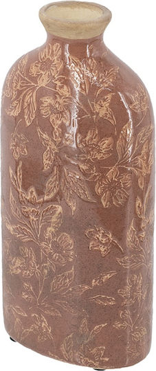 Artekko Βάζο Κεραμικό Aging Κόκκινο 12x7.5xΥ26cm