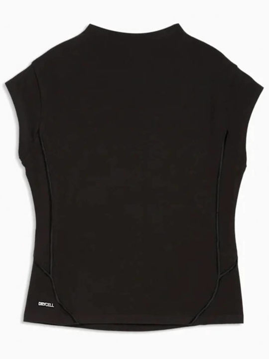 Γυναικείο Αθλητικό T-shirt Fast Drying Black