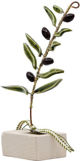 Rozos Keramics 17-968 Keramik Handgefertigte Tischdekoration Olive 6x18 Rozos Keramics 17-968 Keramik Handgefertigte Tischdekoration Olive 6x18