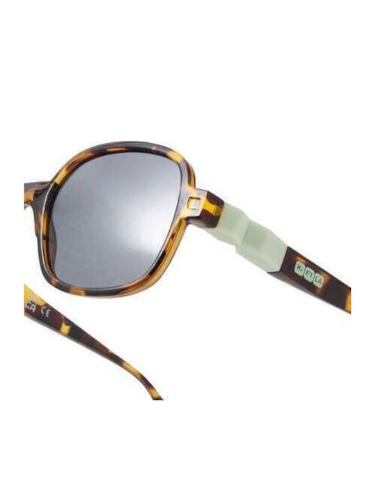 KiETLA Άθραυστα Oversized Παιδικά Γυαλιά Ηλίου με Polarized Φακό Καφέ για 4-7 Ετών