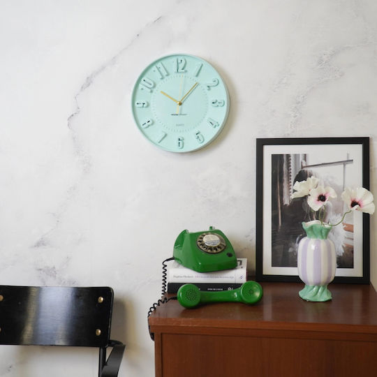 Housevitamin 3D Wall Clock Green