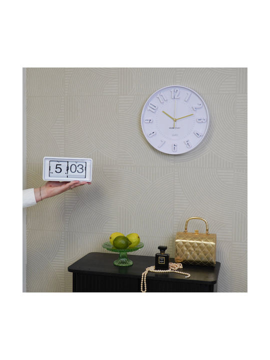 Housevitamin 3D Wall Clock Lilac