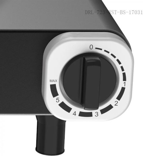 Star Countertop Ceramic Double Black Burner
