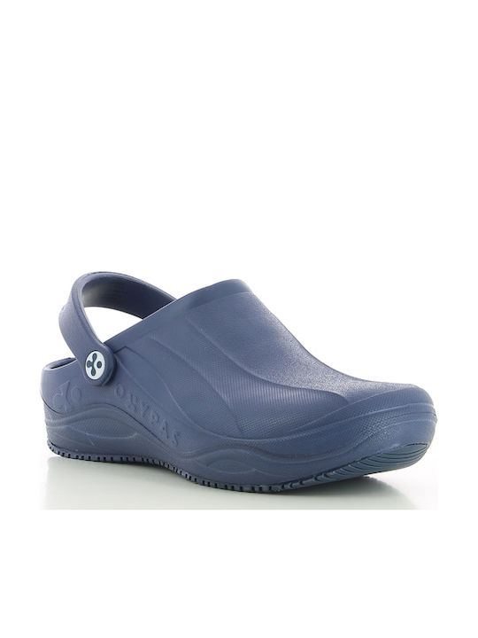 Safety Jogger Smooth Clogs Blau