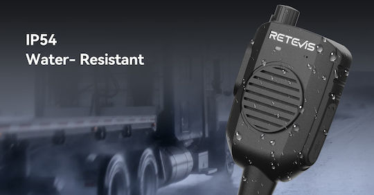 Microphone Earpiece Retevis HM005 AI Noise Canceling Speaker Mic Microphone GP328Plus Radios 9010130182