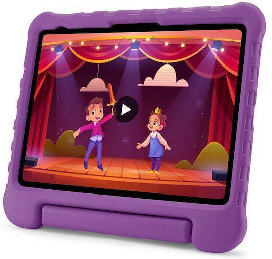 Pipetto Durable Back Cover For Kids Purple Apple Ipad 10.9 (2022) Ipad 11 (2025) Ipad Air 11