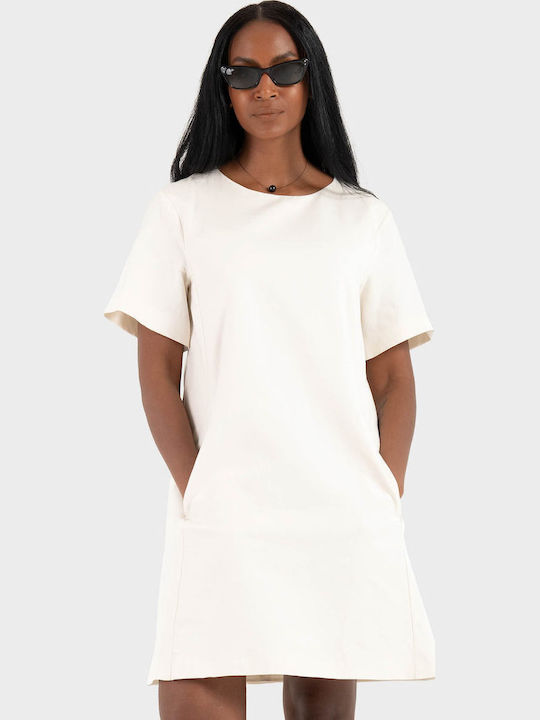 Καλοκαιρινό Mini Φόρεμα Off White