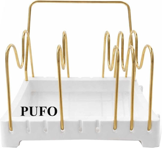 Metallisches Gold Geschirrabtropfer 20x16x16.5cm