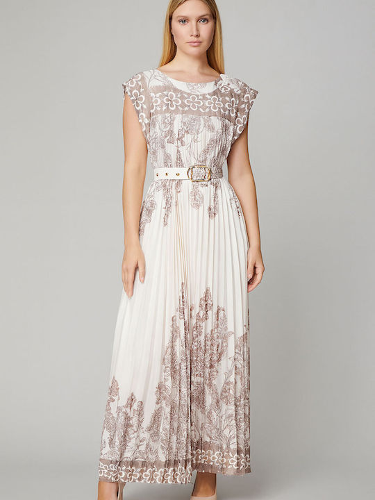 Summer Maxi Dress for Wedding - Christening White