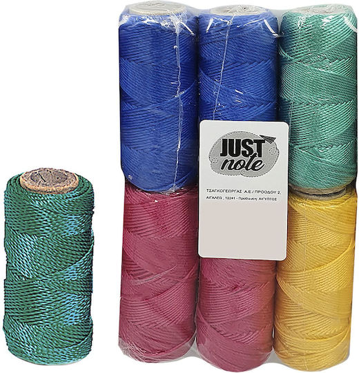 Justnote Nylon Schnürsenkel Groß 100g 120m 1 Stück Blau