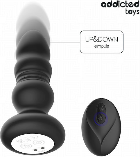 Addicted Toys Анален Щепсел с Възможност за Безжична Работа и Вибрация 11.9cm