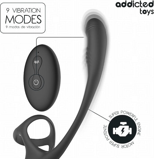 Addicted Toys Πρωκτική Σφήνα με Δυνατότητα Ασύρματης Λειτουργίας και Δόνηση 19.5cm