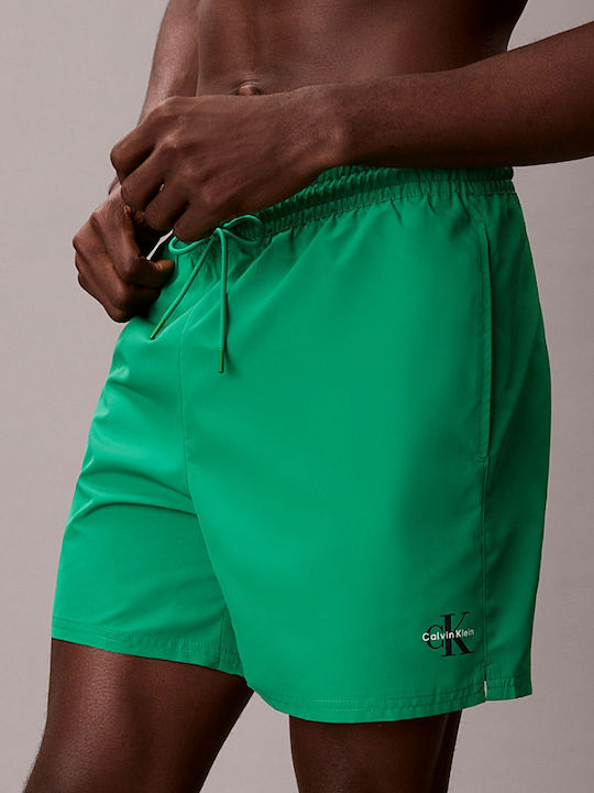 Medium Drawstring Мъжки Бански Плувни Шорти Mardi Gras Зелен