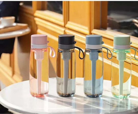 Philips Kinder Trinkflasche aus Tritan Kunststoff mit Stroh Grün 660ml