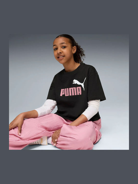 PUMA T-shirt Μαύρο