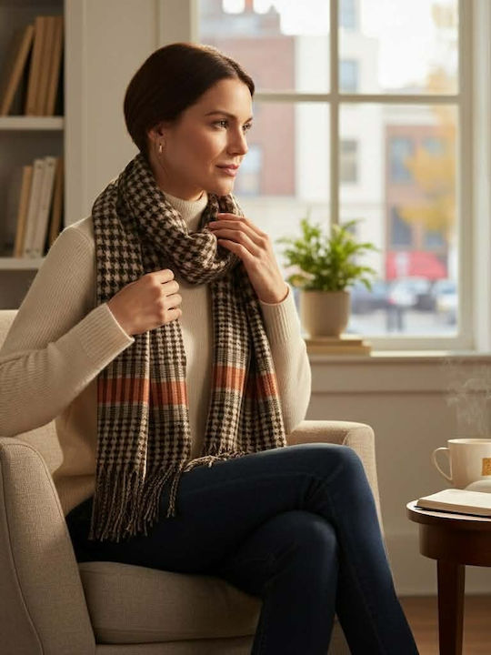 Women's Wool Scarf Beige