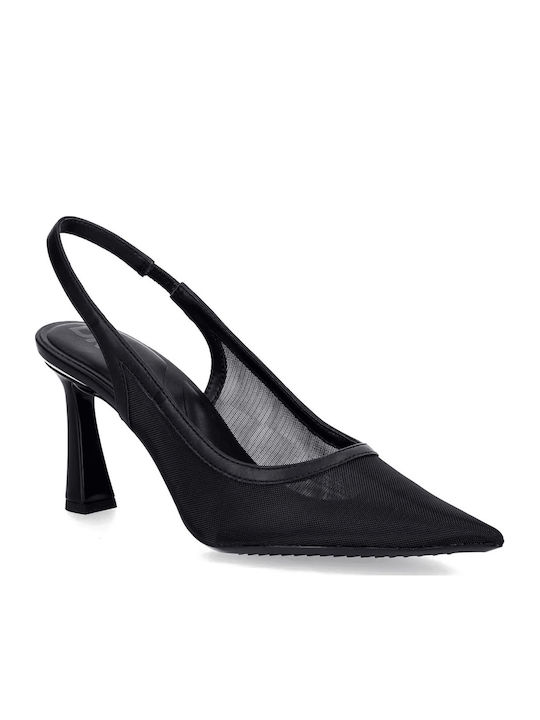 Heels with Strap Black