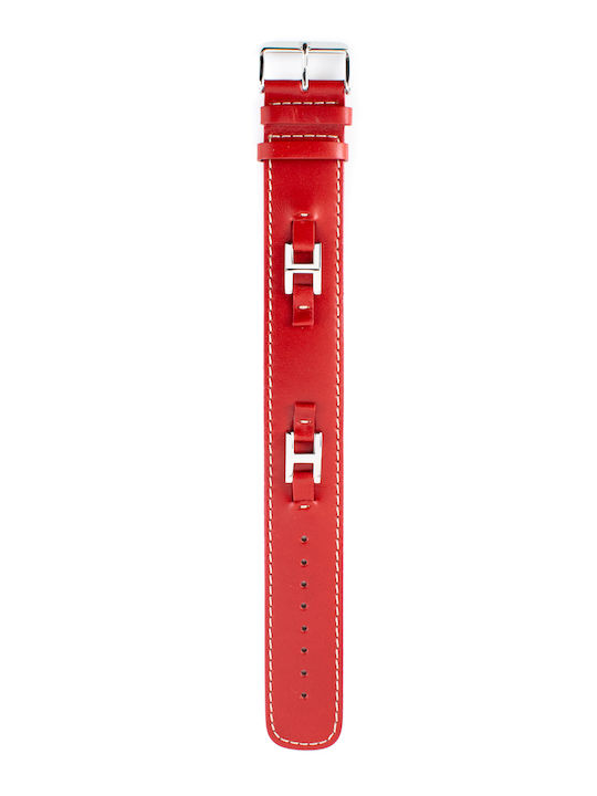 Tommy Hilfiger 679300332 Δερμάτινο Λουράκι Κόκκινο 6mm
