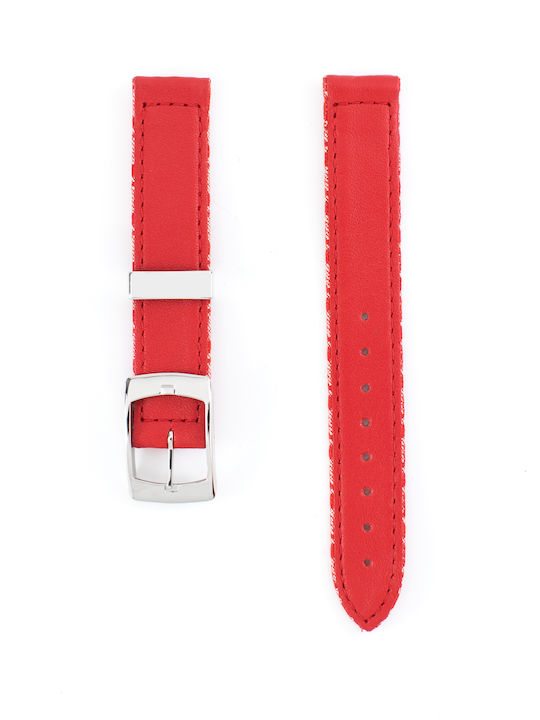 Tommy Hilfiger 679300426 Δερμάτινο Λουράκι Κόκκινο 15mm