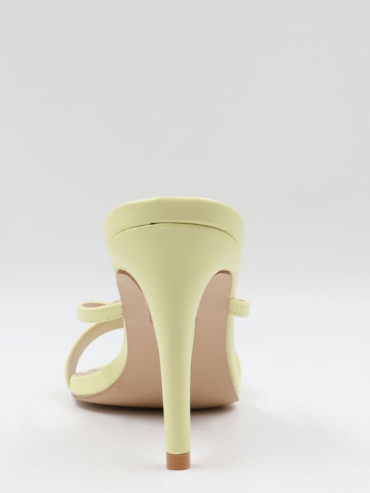 Damen Sandalen Gelbe