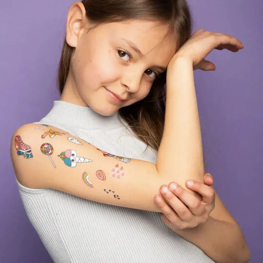 Omy 50 Pieces Unicorn Tattoo Stickers Lily