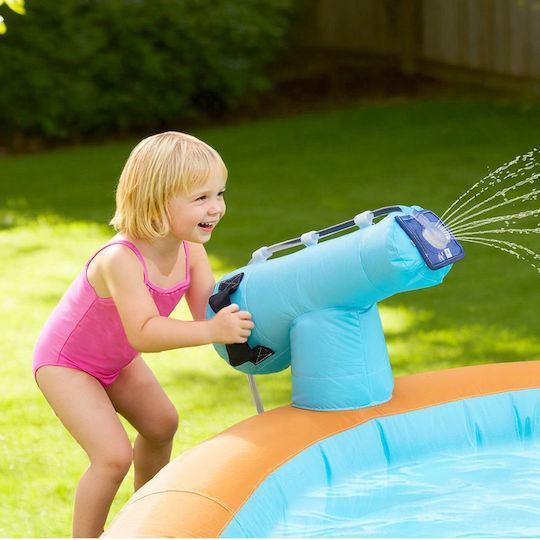 Vevor Aufblasbares Splash & Play Schloss mit Rutsche für 3+ Jahre