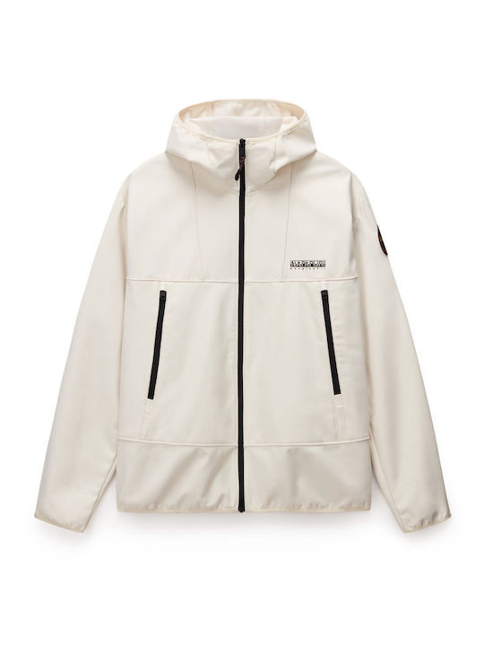 Winter Softshell Waterproof and Windproof Jacket Ecru