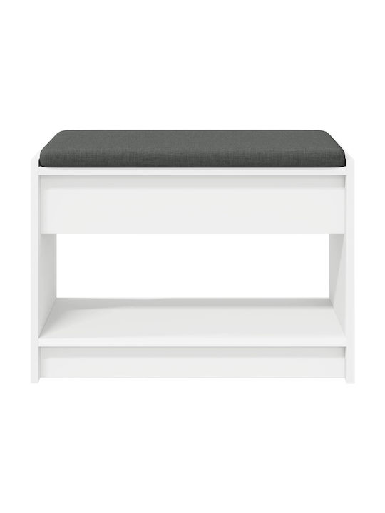 Mobilier Hol cu Bancă Alb 63x38x45cm