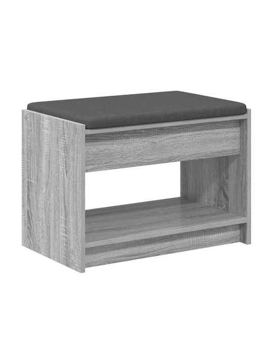 Мебел За Антре с Пейка Сив 63x38x45см