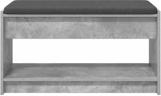 Έπιπλο Εισόδου με Παγκάκι Γκρι 83x38x45εκ.