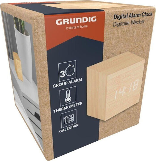 Grundig Дигитален Дървен Кафяв