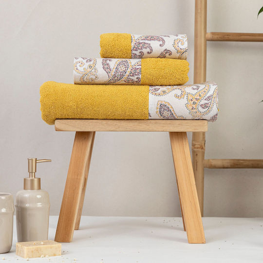 Borea Borea Badetücher Set 2 Stück Lorenzo Beige