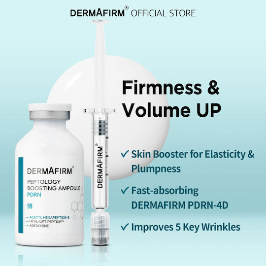 Dermafirm Peptology Boosting Ενυδατικό & Αντιγηραντικό Booster Προσώπου με PDRN για Σύσφιξη 30ml