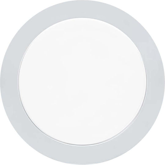 Avizar Led Panel 3w Recessed Round Format 16.7cm 50000 Hours White