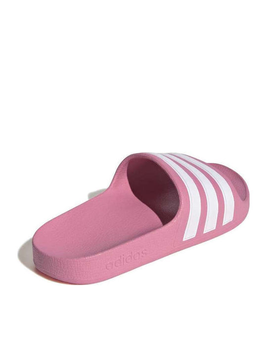 Kids' Flip Flops Slides Pink Adilette Aqua