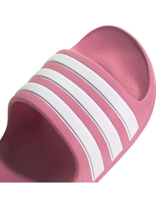 Kids' Flip Flops Slides Pink Adilette Aqua