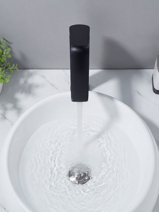 Naron Mixing Sink Faucet Tall Black