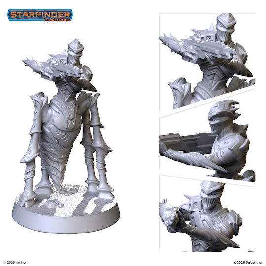 Starfinder Miniaturen Formian Krieger Alt En