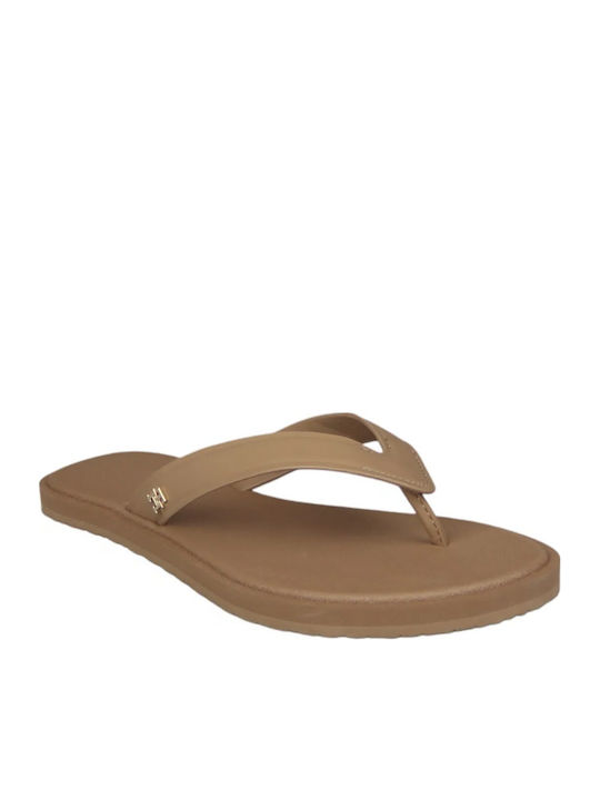 Tommy Hilfiger Men's Flip Flops Beige