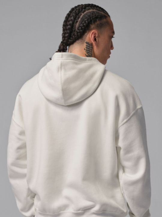 Brooklyn Sweatshirt With Hood White