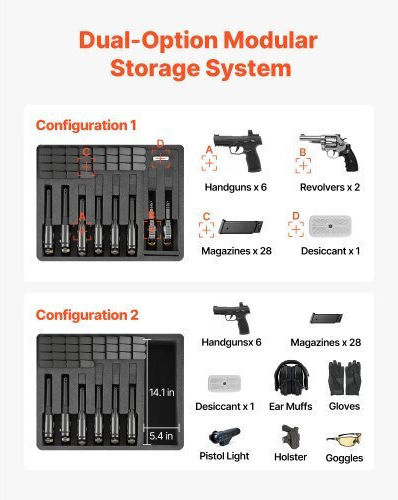 Vevor Beige Pistol Case