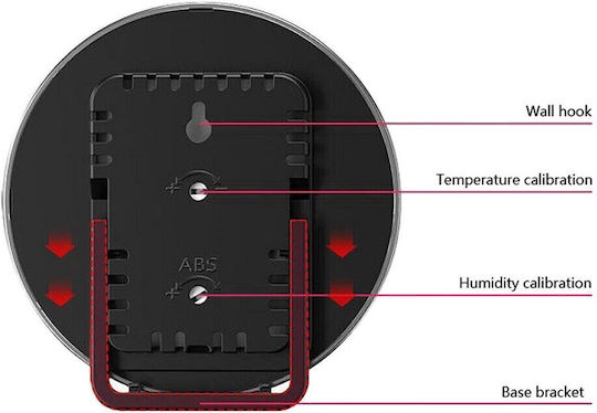 Termometru Higrometru Analogic pentru Utilizare în Interior și Exterior