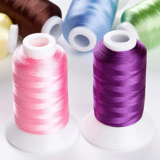 Set Fire De Broderie 80 Bobine 500 M Culori Janome