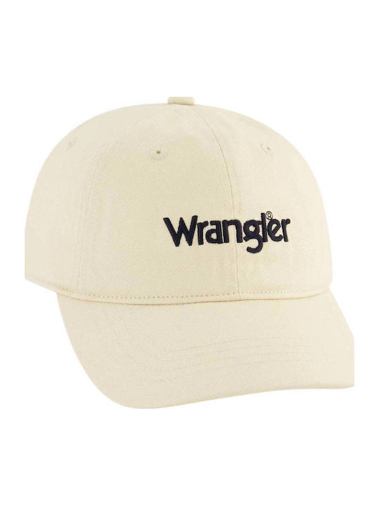 Ανδρικο Καπελο Wrangler Logo Cap Εκρου
